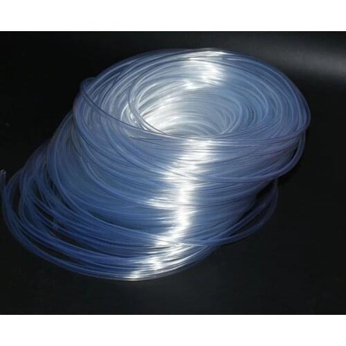 1/4" Flexible Garden Hose 4/7 mm Garden Drip Pipe PVC Hose Irrigation System Watering Systems for Greenhouses 5M