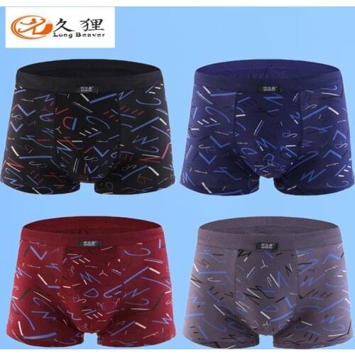 Mens modal underwear mens breathable u convex design comfortable high elastic boxer