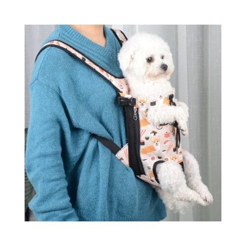 Pet Chest Bag, Pet Bag, Out Folding Dog And Cat Bag, Canvas Denim Bag, Pet Outdoor Products Dog Stuff Dog Carrier