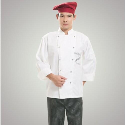 New Arrival Hotel Restaurant Chef Uniform Female Chef Jacket Female Restaurant Chefs Apparel Ladies Chefwear B-5909