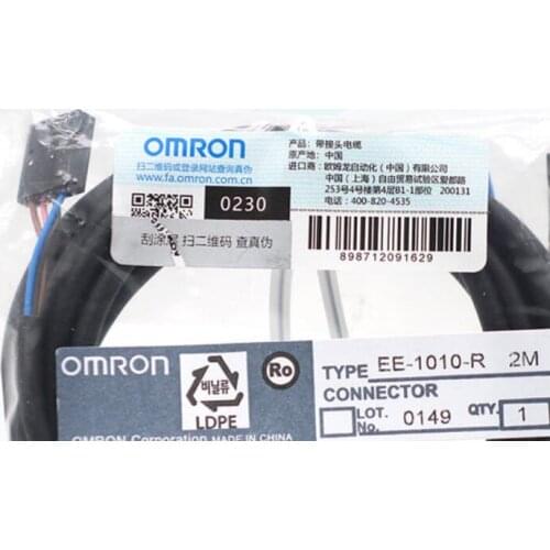 Omron brand new original authentic with wire resistant tortuous connector socket EE-1010-R 2M