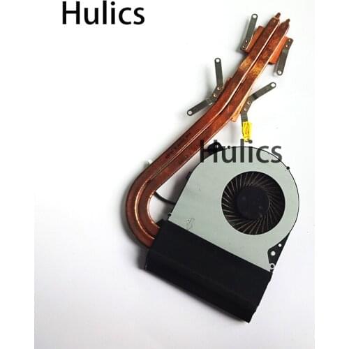 Hulics Original For Asus laptop heatsink cooling fan cpu cooler k55D K55DP K55DE K55DR heatsink 13N0-MAA0901