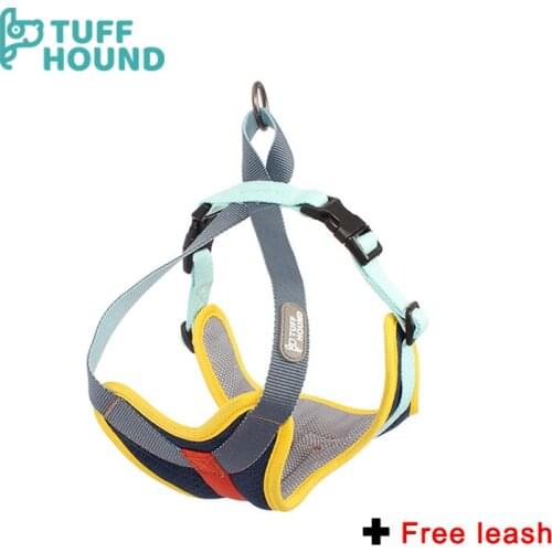 TUFF HOUND Pet Harness Summer Cool Clothes Give Free Leash Beach Vacation Seaside Sports Puppy Medium and Big Dog Vest Source