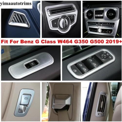 Hand Brake EPB Button / Seat Belt Buckle Cover Trim ABS Matte Accessories For Mercedes-Benz G Class W464 G350 G500 2019 - 2021