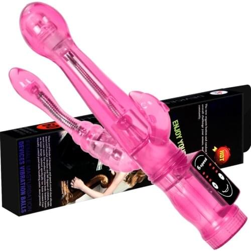 Sex G Spot Dildo Rabbit Vibrator for Women Dual Vibration Silicone Waterproof Female Vagina Clitoris Massager Sex Toys For Women