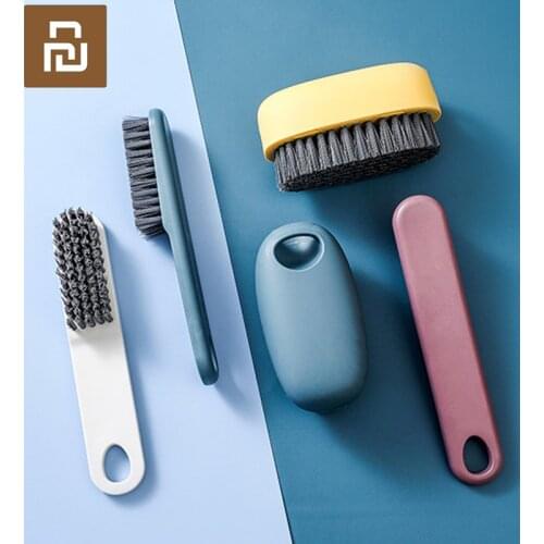 Xiaomi Youpin Long Handle Shoe Brush Household Cleaning Tools Accessories Shoes Shine Kit Multifunction Scrubbing Brushes