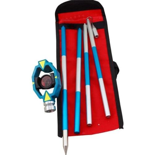 BRAND NEW Mini Prism with 4 Poles For Total Station the prism constant= 0