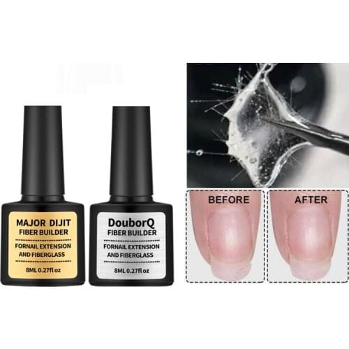 1pc Nail Extension Fiberglass Gel For Strengthening Repairing Broken Nails Soak Off UV Nail Gel Quick Building Gel Extend Tool
