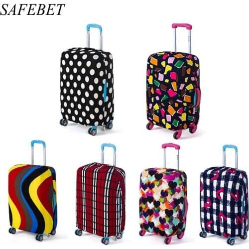 SAFEBET Brand Suitcase Protective Cover Elastic Luggage Protective Cover Sets Travel Accessories Apply To 18 To 30 Inch Cases
