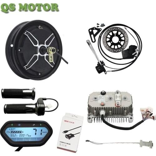 Free Shipping 3000W 48V-72V 10inch Hub Motor Electric Motorbike Complete Conversion Kits Max.Speed 90-100KM/H