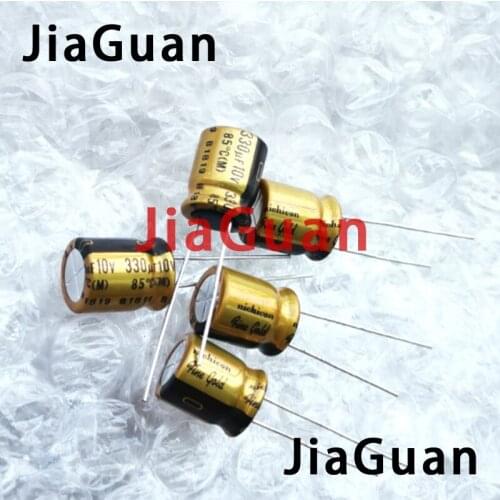 10PCS NICHICON FG 10V330UF 10x12MM fine gold 330UF 10V FineGold 330UF10V Amplifier MUSE Audio Capacitor 330UF/10V