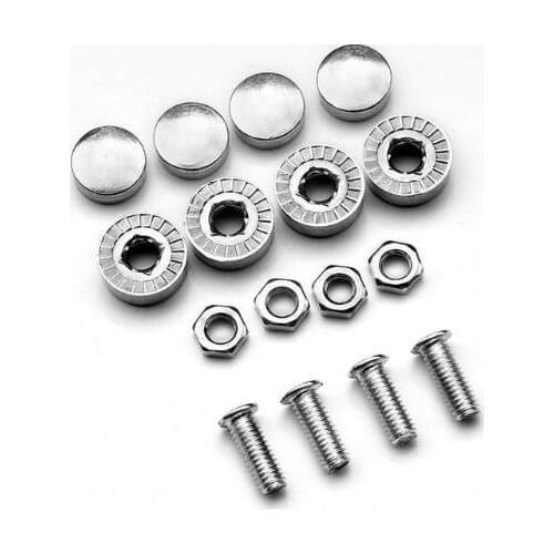 16X Car License Plate Bolts Frame Chrome Screws for Mazda CX-7 Volvo XC60 XC90 V70 S80 S60