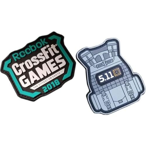 2pcs/set Military Patches 511 Vest CrossFit Shape Tactical Shoulder Armband Badges Jacket Clothing Applique with Hook