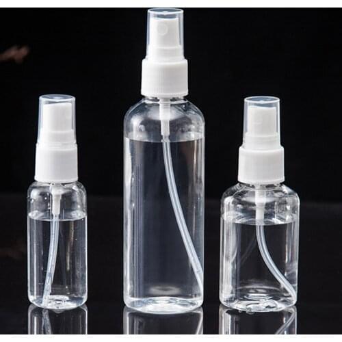 30/50/100ml Random Portable Empty Spray Disinfectant Bottles Atomizer Spray Refillable Bottle Container Eco-friendly Bottles