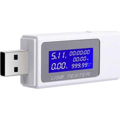 9 In 1 USB Tester Digital Current Voltage Meter Amp Volt Ammeter Detector Power Bank Charger Indicator 4-30v