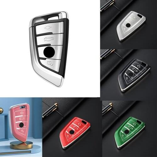 TPU Car Key Case for BMW 1 2 7 Series X1 X5 X6 X5M X6M F Class Remote Key Fob Cover for Bmw Key Case Accessories Shell