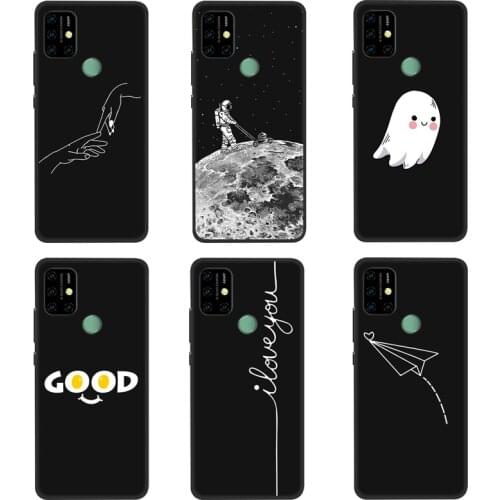 Case For UMIDIGI Power 3 Phone Case Back Cover Black Softness Silicone Bumper