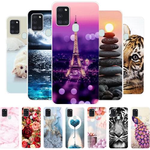Cover For Samsung A21S Case Silicone Soft TPU Cute Back Cover Phone Case for Samsung Galaxy A21S Case A 21S A21 S Fundas Coque