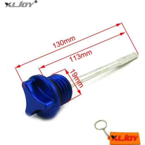 CNC Blue Dip Stick Engine Oil Dipstick For 50cc 90cc 110cc 125cc 140cc 150cc 160cc Pit Dirt Bike Motorcycle XR50 CRF YCF SDG SSR