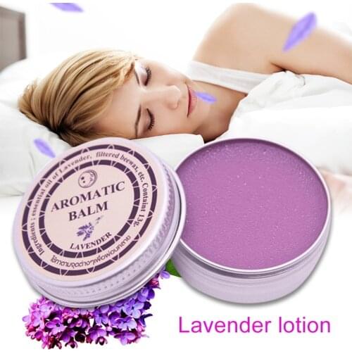 Lavender Aromatic Balm Help Sleep Soothing Cream Essential Oil Insomnia Care SSwell
