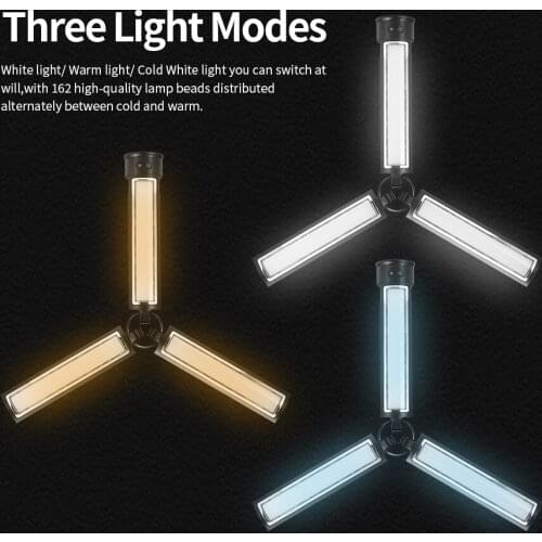 Mamen new KM-03pro retractable and foldable fill light mini portable Video light photography light Three lights