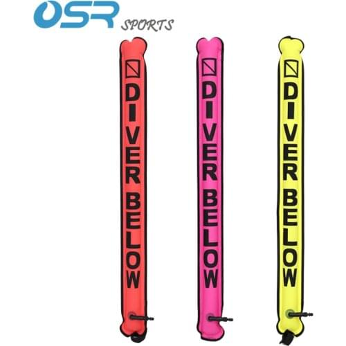 Scuba diving surface marker buoy SMB signal tube sausage 45"*5" close both end 115*12.7cm