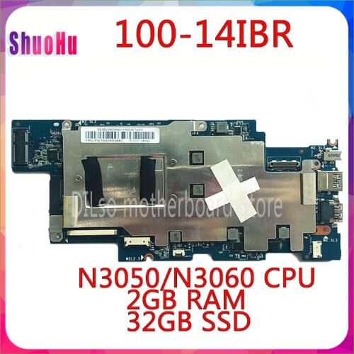 KEFU 100-14IBR Mainboard Laptop Motherboard For Lenovo Ideapad 100-14 100-14IBR N3050/N3060 CPU 2 GB DDR3 HM76 Intel