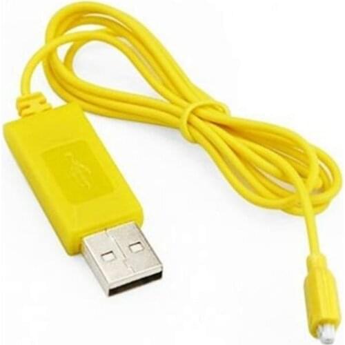 Low price For RC Helicopter Syma S107 S105 USB Mini Charger Charging Cable Parts Yellow