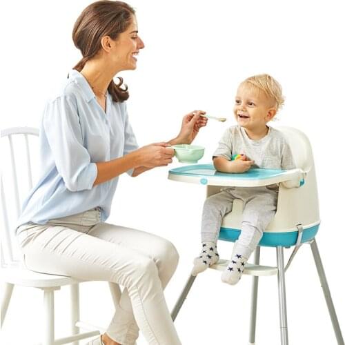 New Style Foldable Portable Infant Plastic Dining Baby Feeding High Chair For Dropshipping