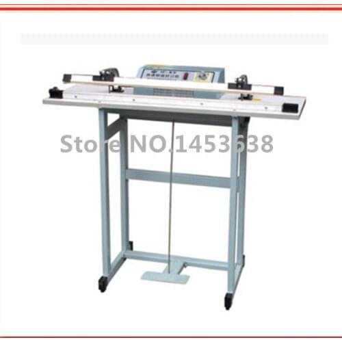 Foot sealer 800mm pedal impulse electrical sealing machine aluminum bags sealer tools plastic of PP,PE,PET packaging equipment