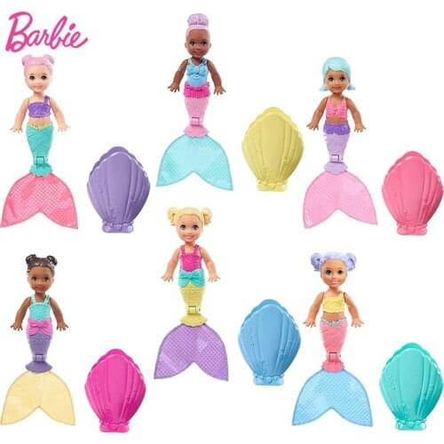 Original Barbie Club Chelsea Doll with Clothes and Puppy Accessories Reborn Barbie Lovely princess Girl Toy Juguetes Boneca Toys