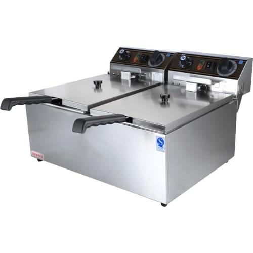 Fries Maker Pressure Commercial Stainless Steel 34L Electric Deep Fryer Machine