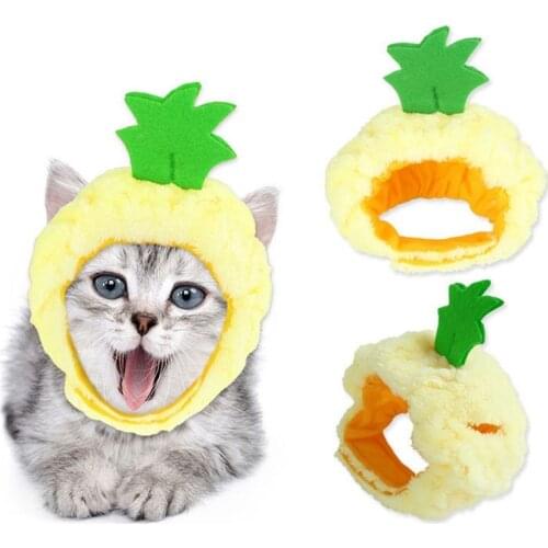Pet Dogs Hats Winter Warm Pet Dog Cap Fruit Pineapple Hat For Dogs Puppy Hat Accessories Fashion Funny Cute Costume