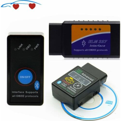 Super Elm327 Bluetooth OBD2 V2.1 Elm 327 Mini Obd2 Car Diagnostic Scanner Elm-327 OBDII Code Reader Auto Diagnostic Tool