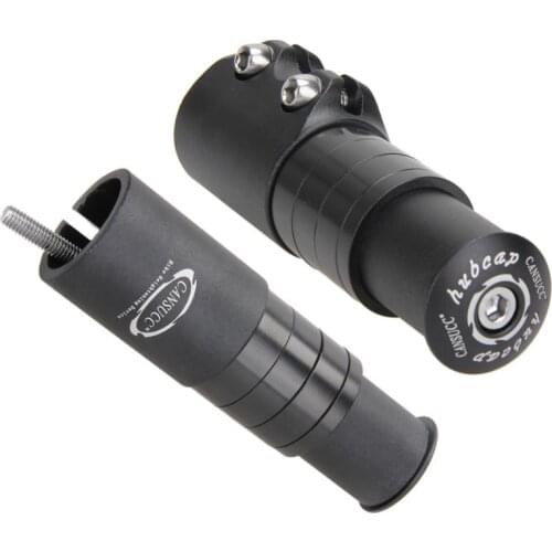 12cm Bicycle Handlebar Extender Fork Stem Heighten Bike Front Fork Bicycle Handlebars Parts Increased Control Tube Extend Handle