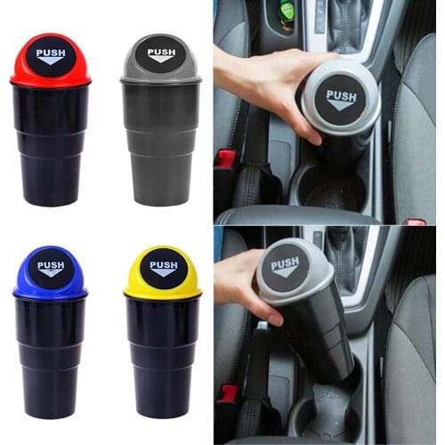 Universal Car Trash Bag Portable Plastic Car Trash Can Automobiles Storage Bag Accessories Organizer Garbage Holder Car-styling