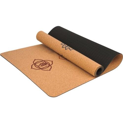 High Quality Eco Pilates Design TPE Exercise Cork Yoga Mat