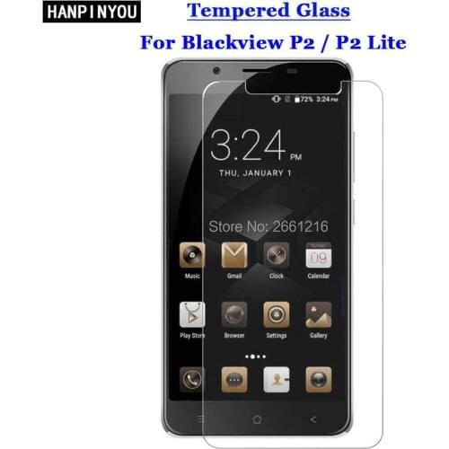 For Blackview P2 Lite Tempered Glass 9H 2.5D Premium Screen Protector Film For Blackview P2 5.5"