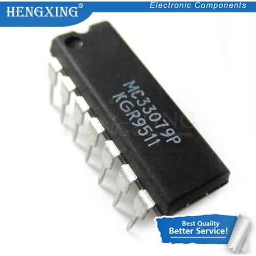 10pcs/lot MC33079P DIP-14 MC33079 DIP14 33079P DIP In Stock