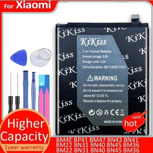BM4E BP41 BM47 BN43 BN41 BM46 BM22 BN31 BN40 BN45 BM36 BM39 BM3B BM3E BM3L BN4A Battery For Xiaomi Pocophone F1 Redmi mi 5 4A 8
