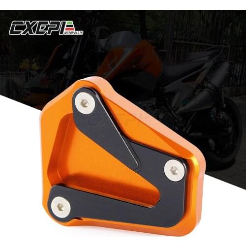 Motorcycle Side bracket plate pad to expand foot support side stand enlarge For KTM DUKE 790 Duke790 Ktm790 2017 2018 2019 2020