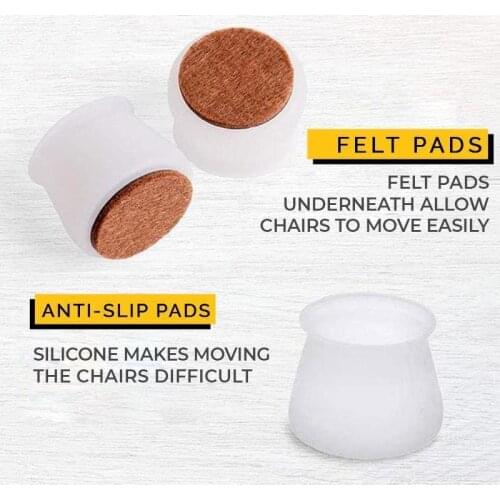 Furniture Leg Protection Cover Table Feet Pad Floor Protector For Chair Leg Floor Protection Anti-slip Table Legs