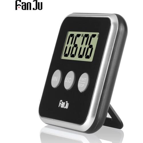 FanJu FJ231 Digital Kitchen Timer Cooking Clock LCD Screen with Magnet Count Up Countdown Alarm Kitchen Gadgets Cooking Tools