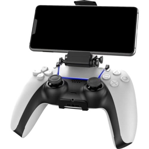 For PS5 Controller DualSense Accessories Mobile Phone Clamp Clip Holder Smart Phone Grip Mount Stand Bracket Angle Adjustment