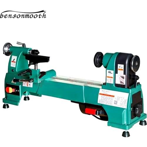H0624 Electric Woodworking Lathe Household 10 Inch Speed-regulating Lathe Wooden Crafts Processing Woodworking Lathe 220V 750W