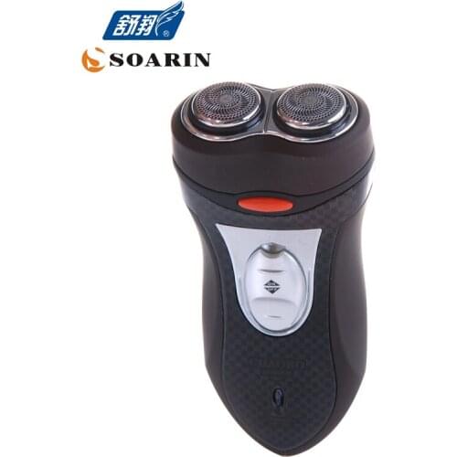 JINDING Double-headed Rotary Electric Shaver For Men Shaving Black Shaving Machine Rechargeable Face Care Beard Trimmer Shaver