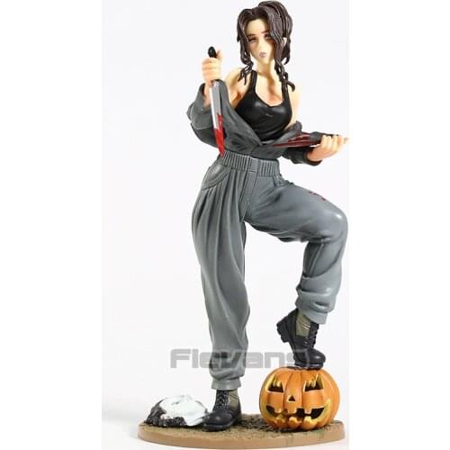 Horror Bishoujo Statue Series Halloween Michael Myers Freddy Jason Chucky Tiffany PVC Figure Collectible Model Toy