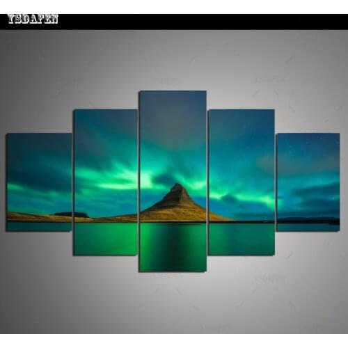 HD print olieverf Film modulaire foto Scenery poster kind room decor woondecoratie 5 stks canvas art z416