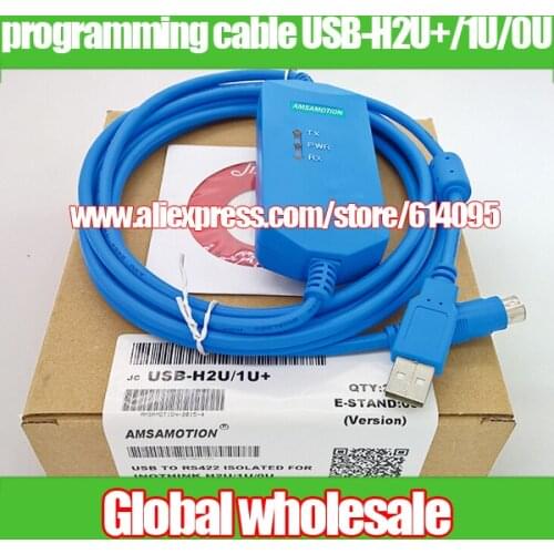 Inovance PLC programming cable USB-H2U+/1U/0U / isolated PLC data download cable for H0U \ H1U \ H2U Electronic Data Systems