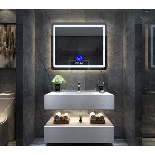Rock plate integrated basin bathroom cabinet combination solid wood marble wash basin wash toilet wash table